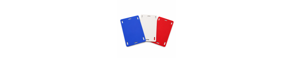 Plaquettes d'identification