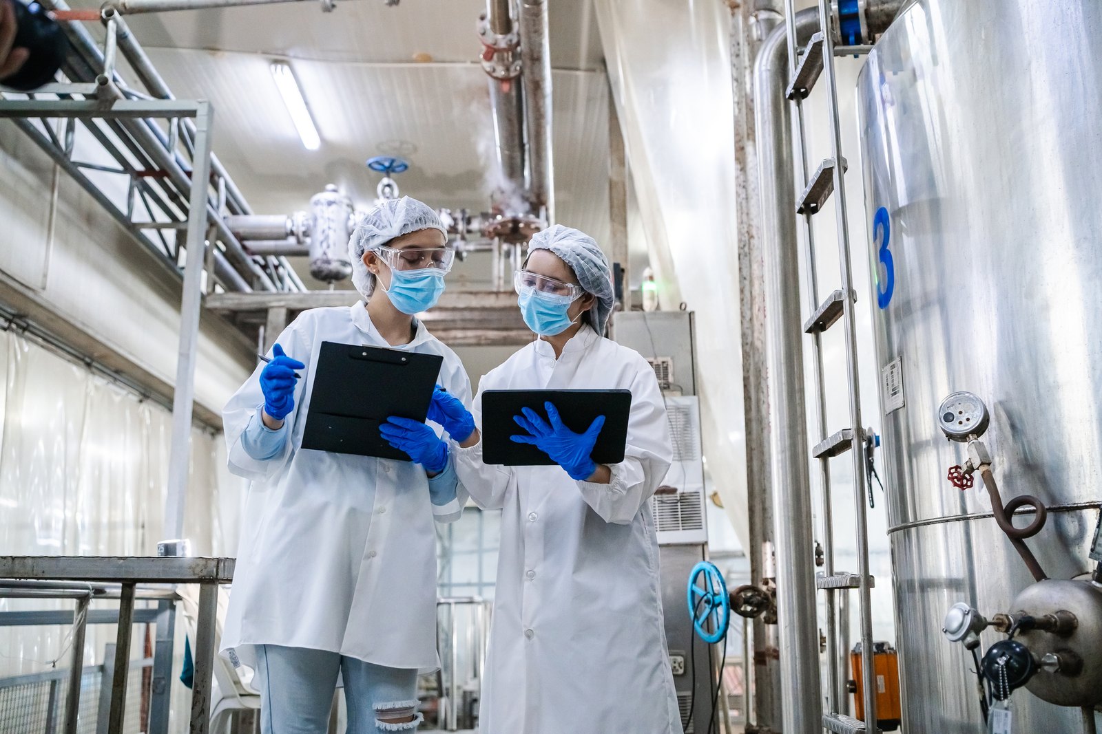 Quality control in an industrial environment